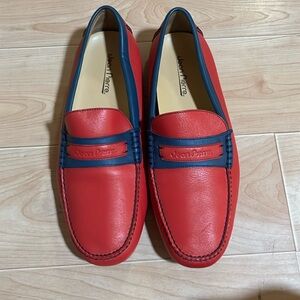 Jean Pierre red and blue men’s size 11 loafers